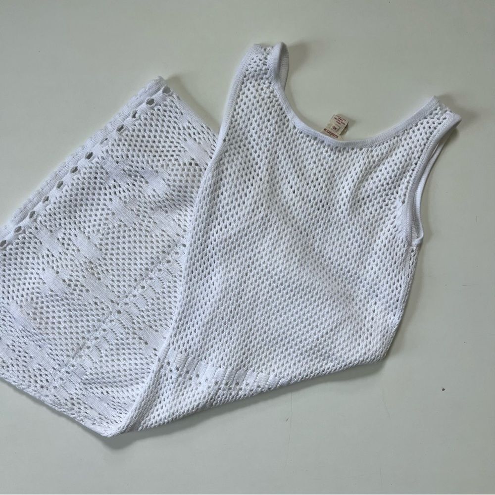 Sundance Catalog NWT White Crochet Dress XS - Picture 6 of 7